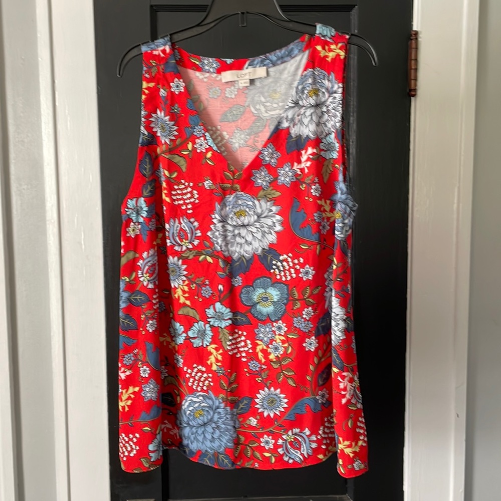 Loft floral tank/shell